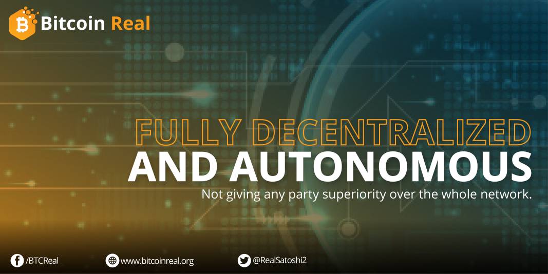 No one entity controls it, or is able to make new currency at their will.  

#BR #controlled #cryptocurrency #decentralized #virtualcurrency