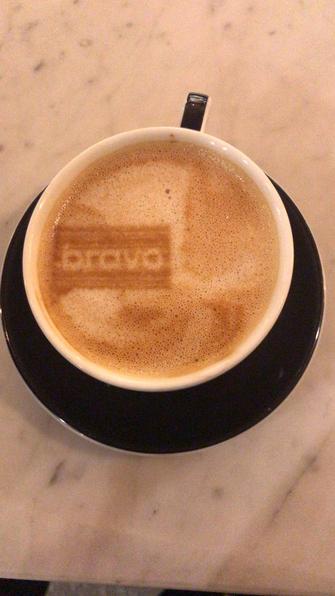 Peytonweiss27's tweet photo. Love my custom @Bravotv latte! #nbcutweets https://t.co/Ba6wTkKmnJ