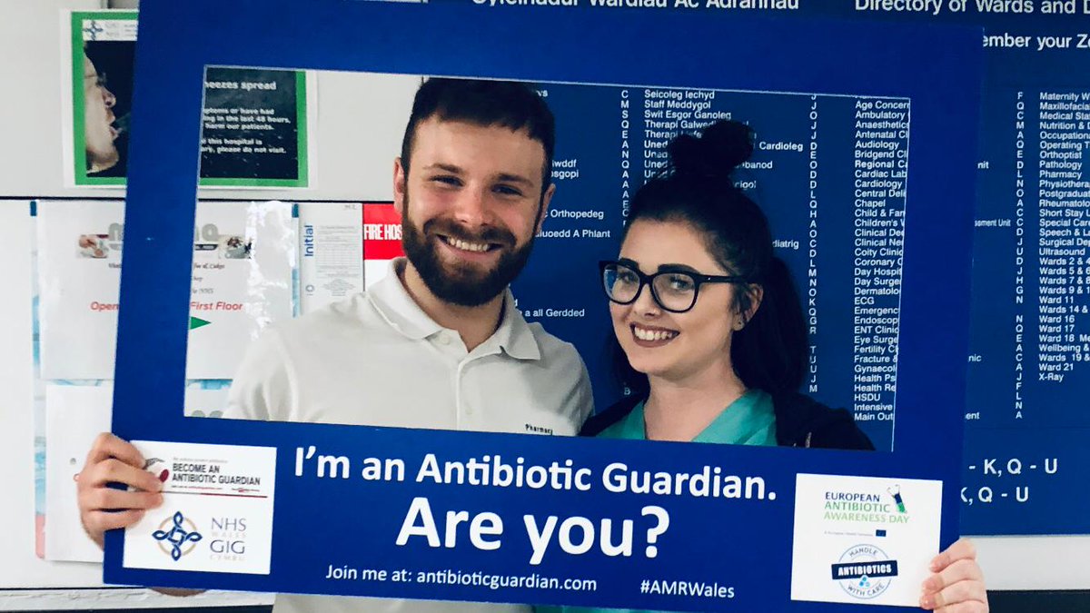leyshon_sarah's tweet photo. Well done to the pharmacy team at Princess of Wales Hospital on helping to encourage appropriate antibiotic use. #Antibioticawarenessweek https://t.co/KlgdVCSXmI