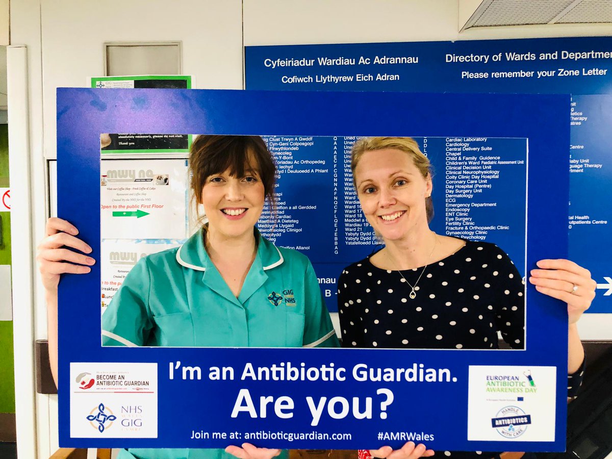 Well done to the pharmacy team at Princess of Wales Hospital on helping to encourage appropriate antibiotic use. #Antibioticawarenessweek