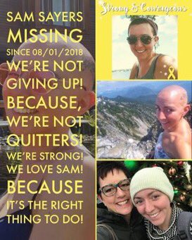 courtney_pene's tweet photo. 💝 RT
💝 still missing.
💝 still searching.
#FindSamSayers until.
Please @hodakotb help raise awareness and share this picture. Not giving up. #loveandlight 
#godsplan #miraclesneeded #PNW @FindSamSayers https://t.co/fqIDsRCsr2