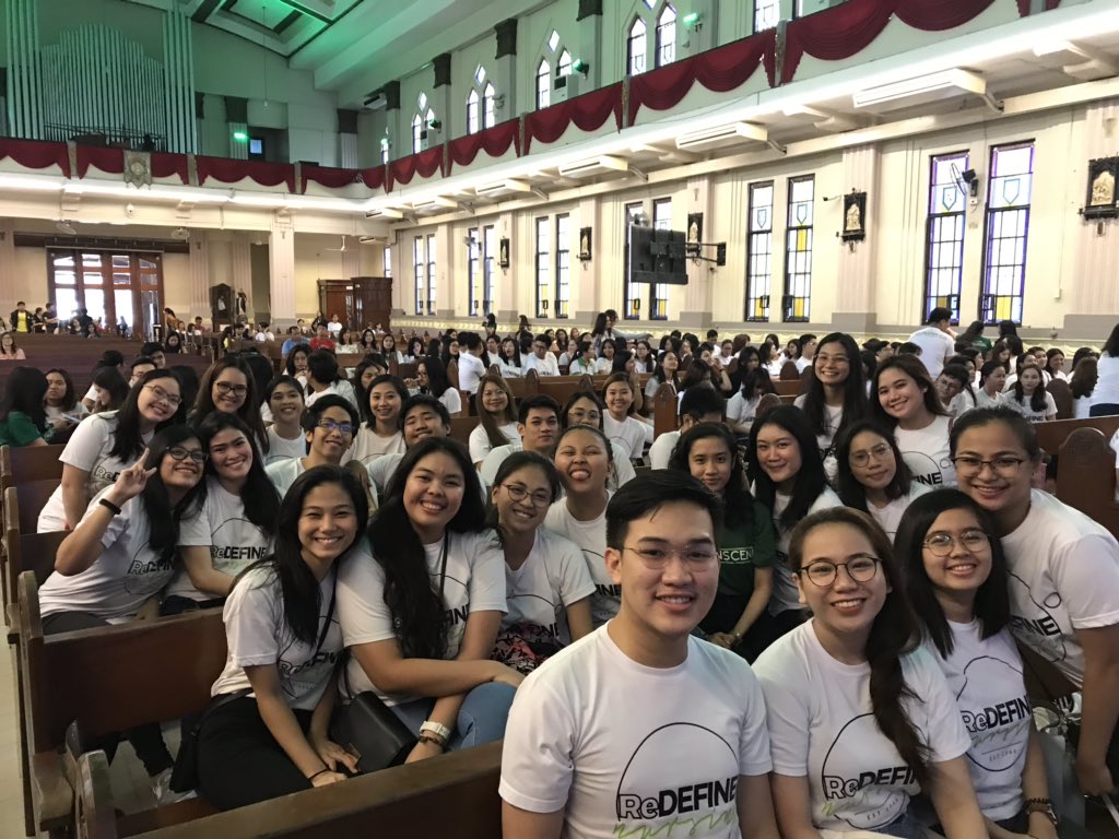 UST_NCBS's tweet photo. Graduates of batch 2018 together with the faculty members of UST college of Nursing have now arrived for the send off Mass.
#SENDOFF2018
#100PercentforUSTCoN https://t.co/90JJsiQKko