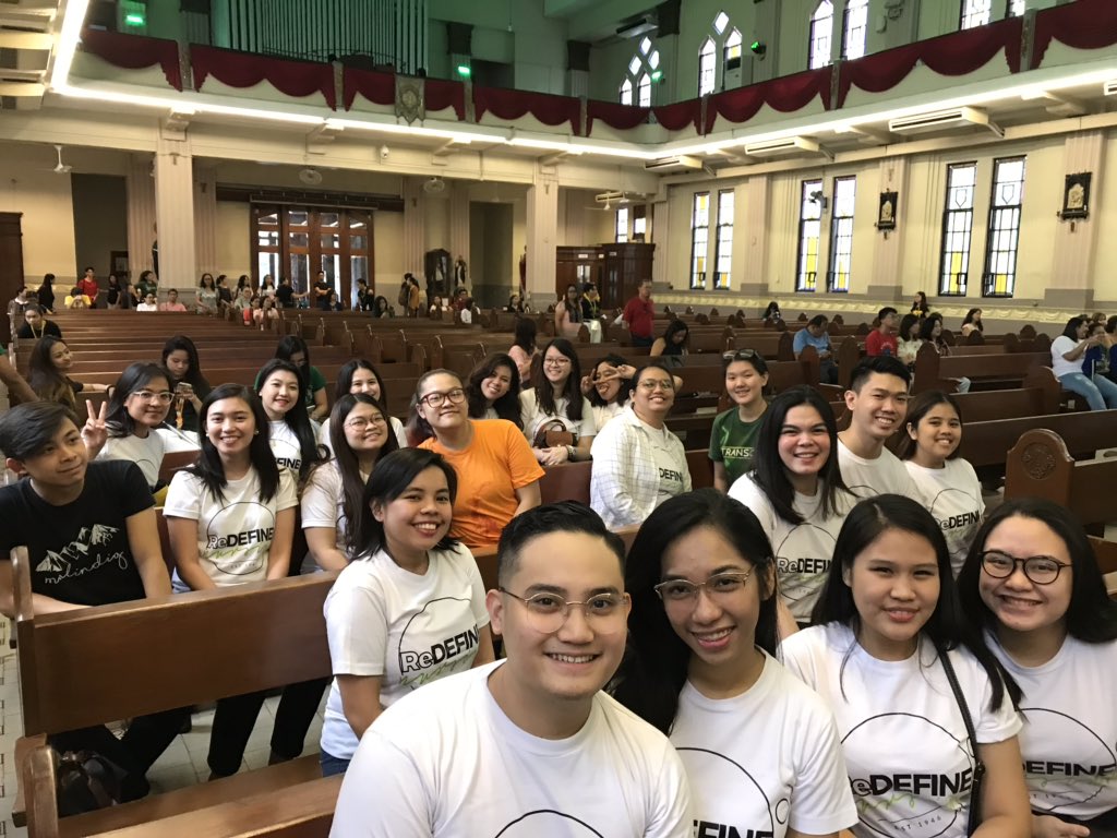 UST_NCBS's tweet photo. Graduates of batch 2018 together with the faculty members of UST college of Nursing have now arrived for the send off Mass.
#SENDOFF2018
#100PercentforUSTCoN https://t.co/90JJsiQKko