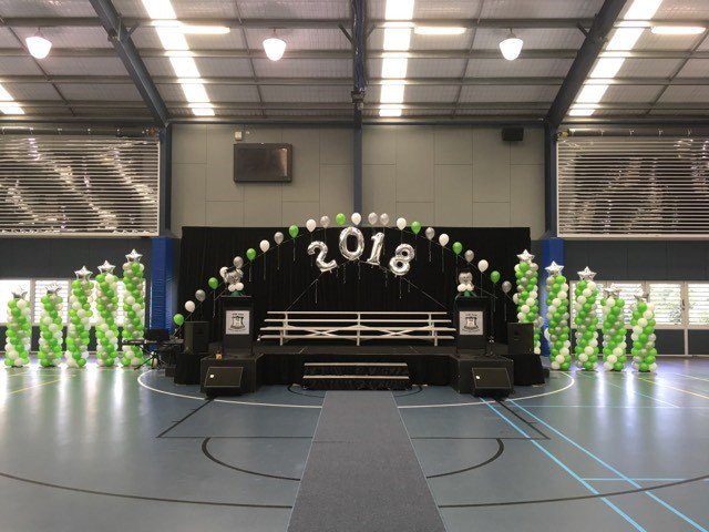 thegapshs's tweet photo. Year 12 Graduation is ready for today's special event! https://t.co/eHrBhKKJxk