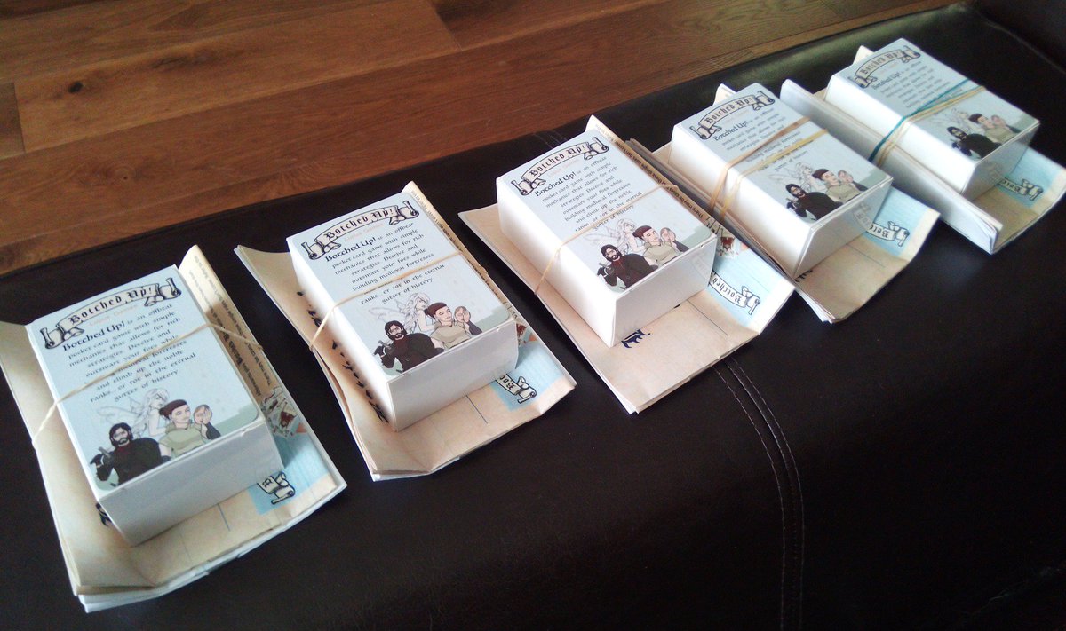 CheapSheepNZ's tweet photo. I'll be bringing 5 copies of #BotchedUp from Lupus Games to the Board Games By The Bay event this weekend. Some of them want a new home so pop in and win a copy. @lupus_games @bgbtb https://t.co/PH51Bmd3MX