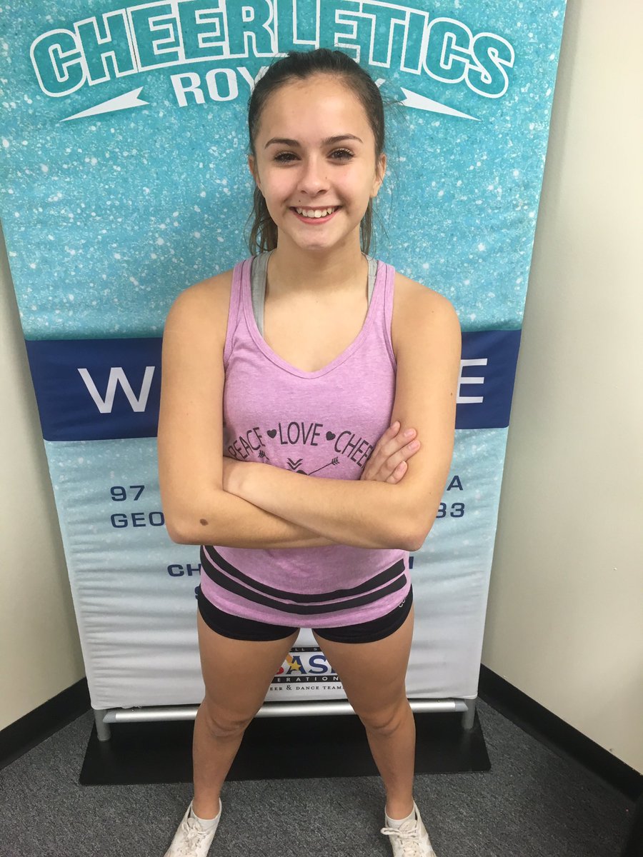 CR_MISSLASH's tweet photo. Supporting each other thru the good &amp; the tough 💟

MADDIE IS OUR ATHLETE OF THE WEEK! 💜

#RoyalRevealCountdown 
#WeAreRoyalty https://t.co/u6bkh2fLPF