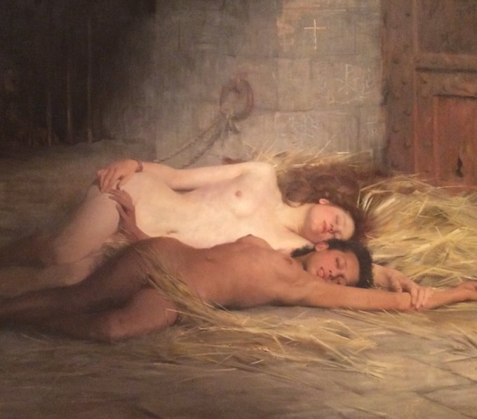 Glad to get to the NGV before leaving Melbourne today. Any big gallery ought to have a good soft porn