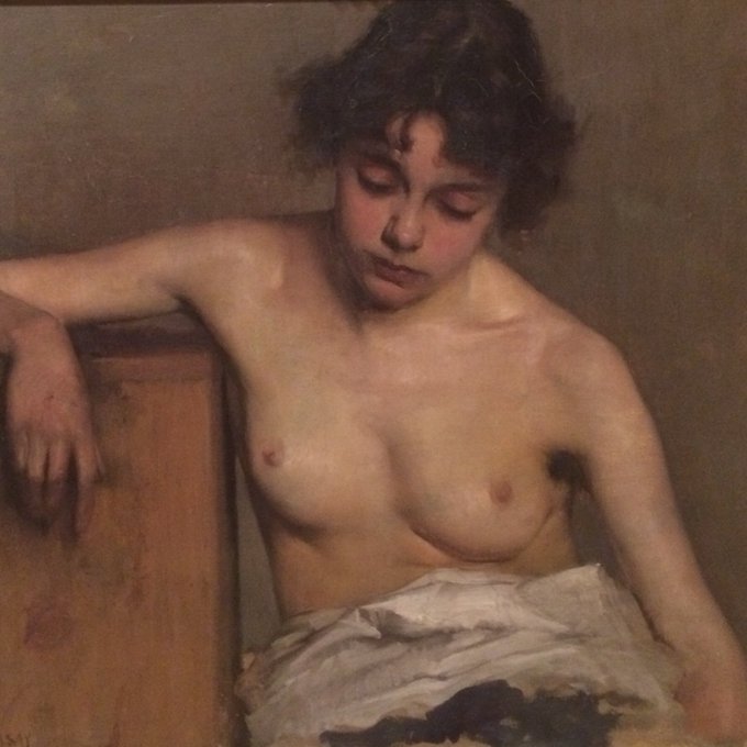 Glad to get to the NGV before leaving Melbourne today. Any big gallery ought to have a good soft porn