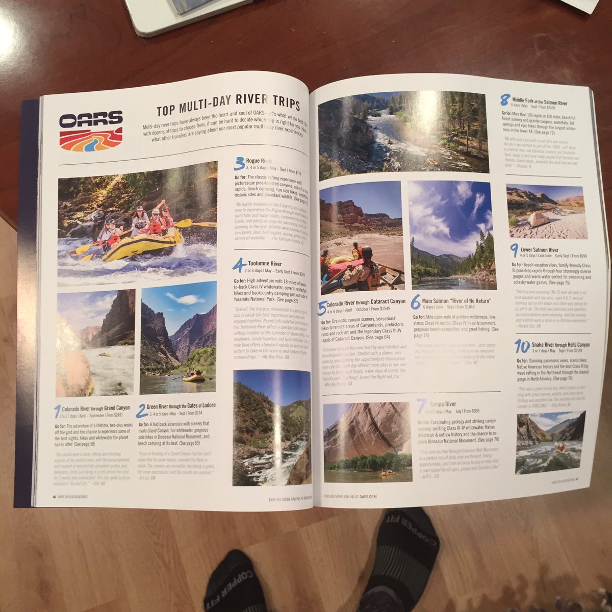 divergenttravel's tweet photo. Dreaming of an epic paddling adventure in 2019 with @OARS_rafting 

Thanks like I need more dream trip reading material that I have not been able to put down for hours now #thewifeisgoingtobemad #Notgettingworkdone #divergenttravel #adventuretravel #travelinspiration https://t.co/CtQuBcRm31