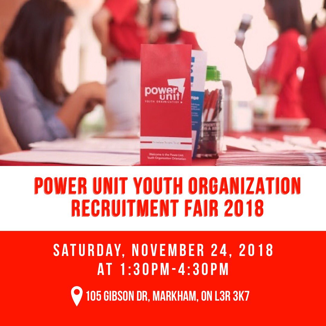 powerunityo's tweet photo. Do you want to get involved in your community and gain new skills, while making new friends? Power Unit Youth Organization is hosting its annual Recruitment Fair and we want YOU to come join us! #powerunityo
Click here for more details https://t.co/8HtsaBbP7R https://t.co/6pJuHs3wYl