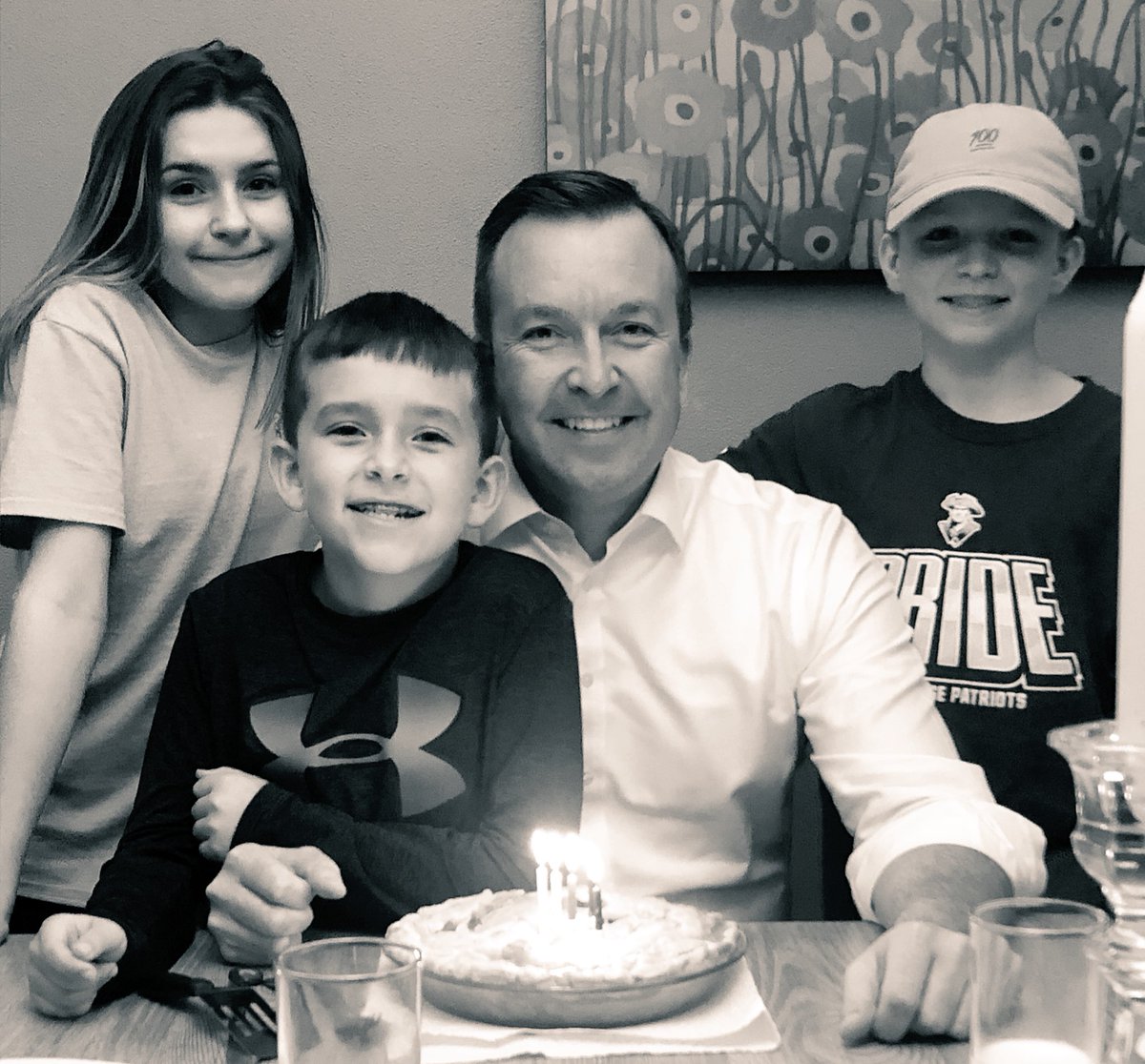 AndyManar's tweet image. Thanks to everyone for the kind birthday wishes today. My three greatest blessings in life were waiting on me when I got home to #BHill from Springfield tonight.