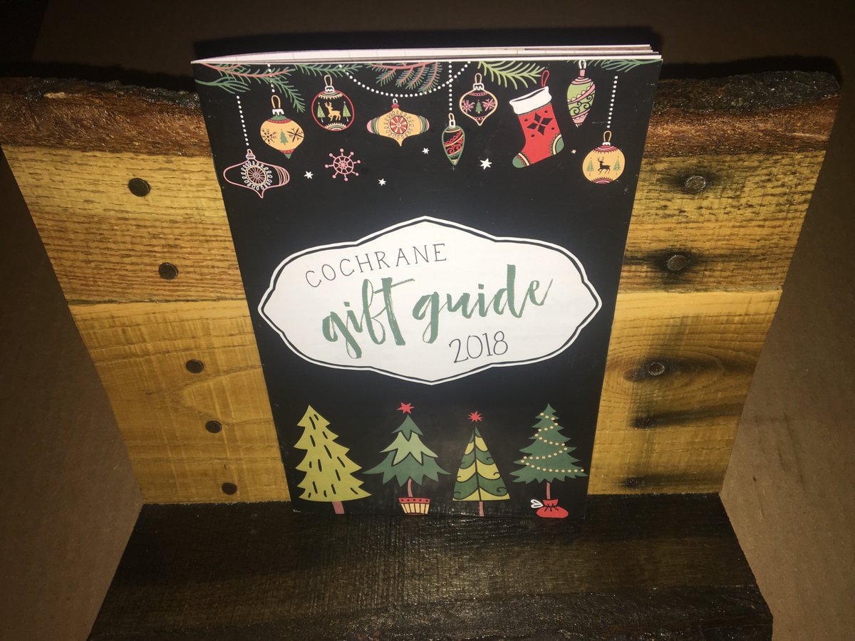 The New 2018 #Cochrane Gift Guide showcases local businesses - with some great ideas for gifts for the festive season. #ShopLocal #SupportLocal #FestiveSeason2018