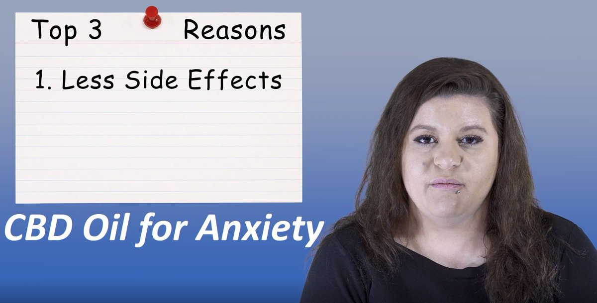 CBD Oil for Anxiety with Side Effects Explained youtu.be/gQBzm0RarBg