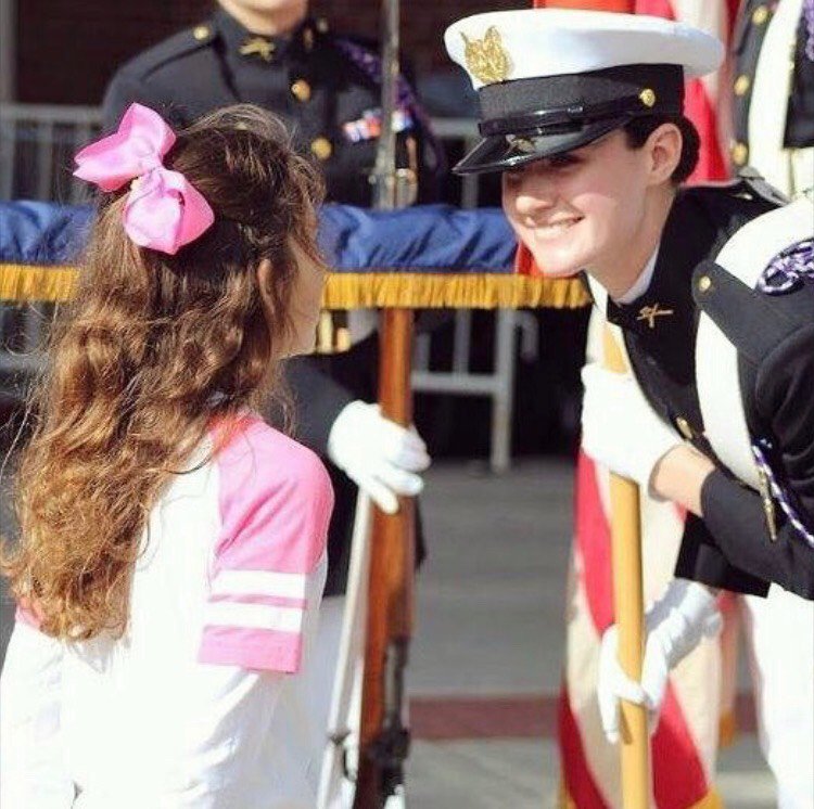 Pershing_Rifles's tweet photo. P/R CPL Kathleen Close from Company C-4 at a Color Guard for Clemson's football game vs. North Carolina State. Photo by P/R CPL Johnathan Chiu https://t.co/kLMUozEo85