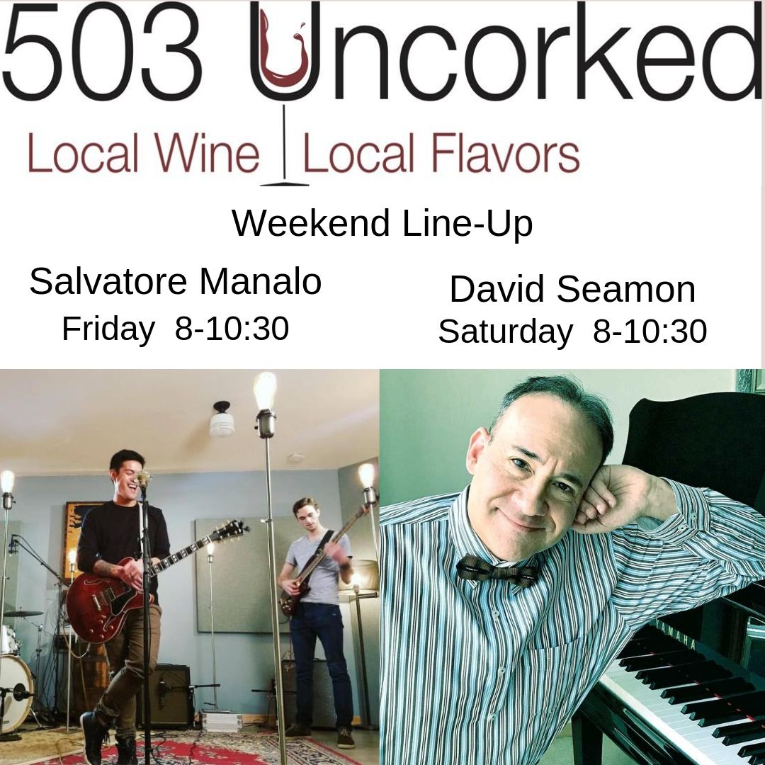 This weekends entertainment line up includes a new performer, @SalvatoreManalo David Seamon AND a whiskey tasting Saturday 8-10 from @ewingyoungdistillery.  It's a good weekend!! #livemusic #whiskeytasting