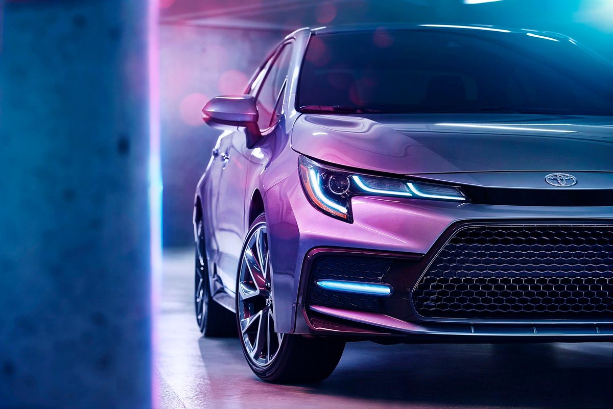 Toyota's tweet photo. Introducing the all new re-imagined and reconfigured 2020 Toyota #Corolla.  https://t.co/JUHfZ1TPHo https://t.co/YY7wEf0lY4