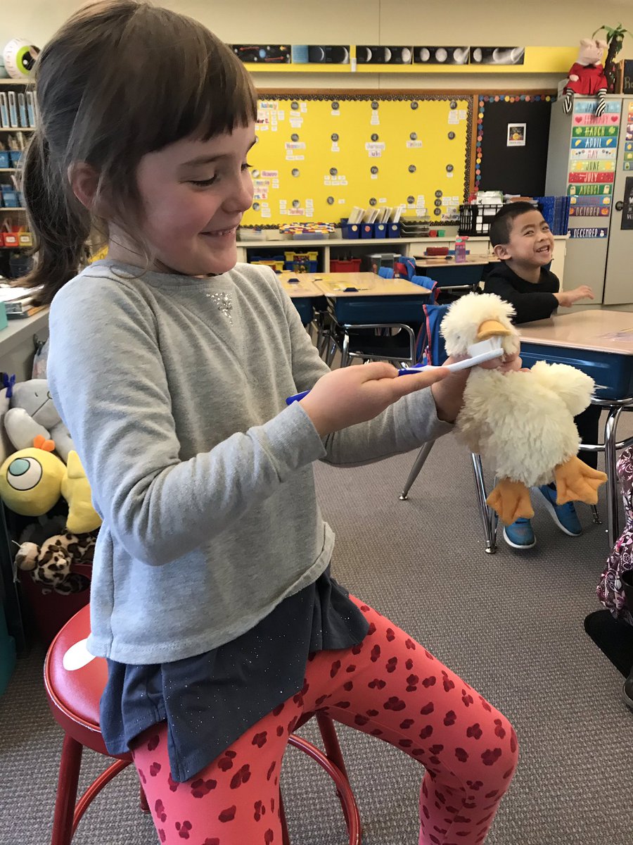inthemeadowFM's tweet photo. Hannah demonstrated how she took care of Mr. Abernathy’s teeth during his visit to her house. #firsttoothbrush #FullerMeadow #TTUchat https://t.co/xSKjNSIaG5