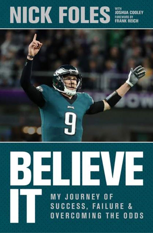 Do You Believe in Miracles - 
Look Inside Nick Foles' Book: Believe It: My Journey of Success, Failure, and Overcoming the Odds: amzn.to/2DJPdGo

#nickfoles #philadelphiaeagles #believeit #superbowlvictory #eaglessuperbowl
#superbowl #superbowlchamps #inspiration