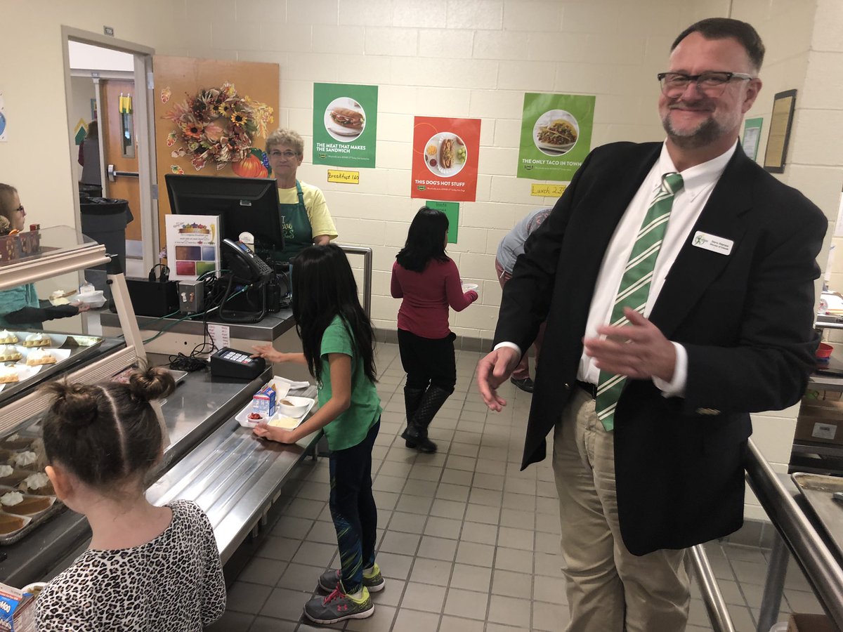 When you stop by your kiddo’s elementary school and the Director of Schools, <a href="/starnes_steve/">Steve Starnes</a> , is serving lunch, you know you’re a part of something special! #ServantLeadership #Limitless #LeadWithPie #NomNom #Hip2Hip