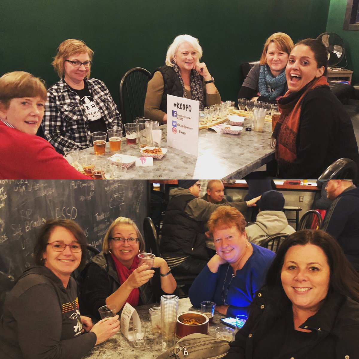 KCGirlsPintOut's tweet photo. Thanks to @CallsignBrewing for hosting our 5th Anniversary Celebration! #kcgpo #drinklocal #nkcbeer https://t.co/m6vGbJaXq4