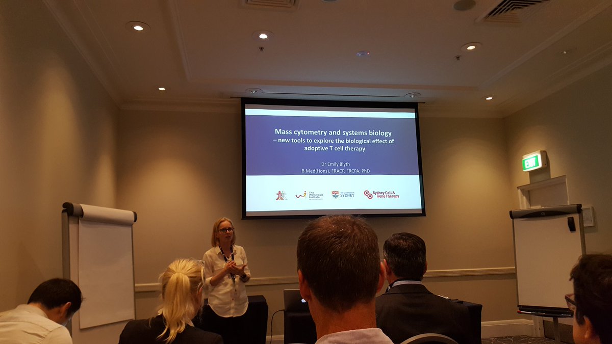 DrKoonLee's tweet photo. Great summary re new analytical models available to explore immune reconstitution with T cell therapy. @EmilyBlyth5 of @WestmeadInst @USyd_Westmead has a knack for simplifying complex concepts. #ISCTANZ2018 https://t.co/gTMWw1vMGr