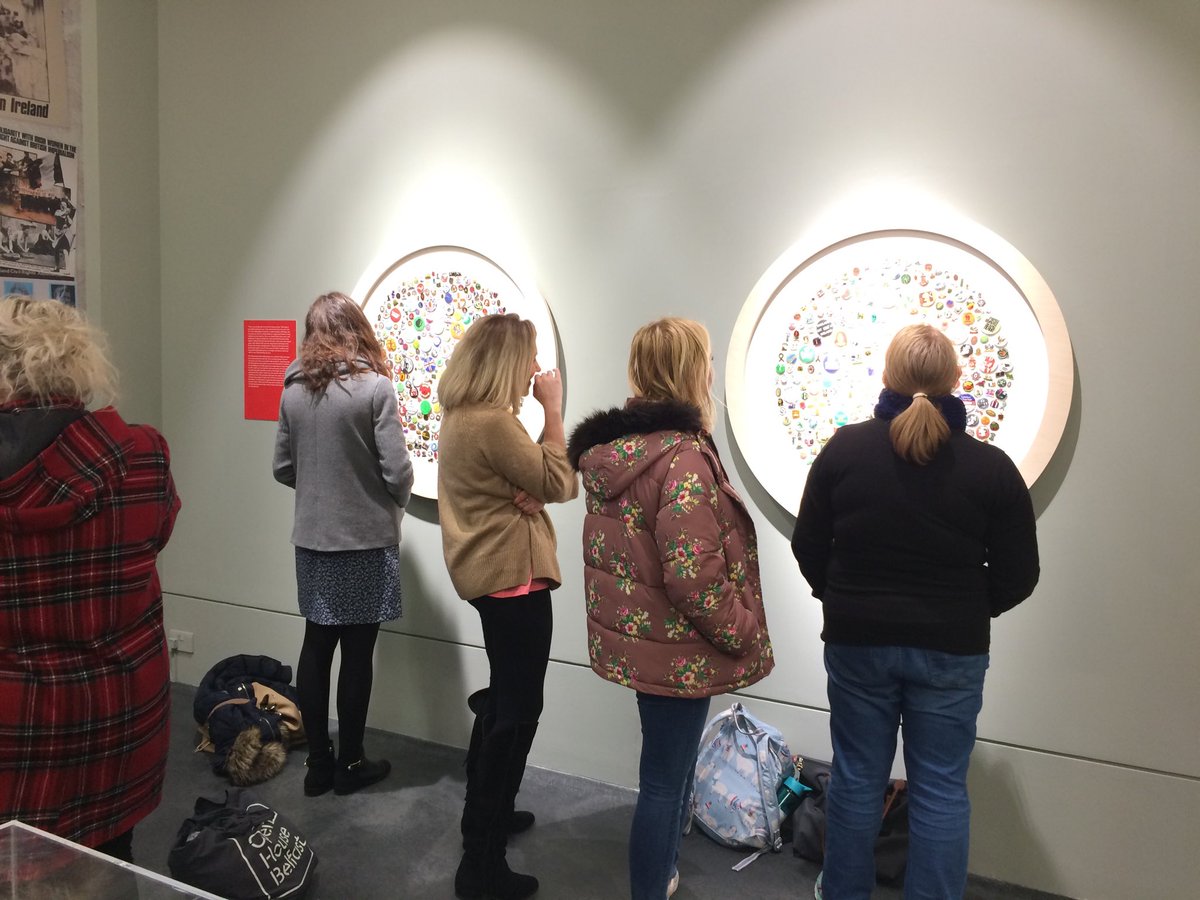 MuseumStudiesUU's tweet photo. More of Speeches, Strikes and Struggles @dcsdcouncil @NerveVisual #CuratingConflict. Visited today with #MAmuseumsUU ⁦@UlsterUni⁩ Thank you Ronan. https://t.co/hnv4zS8HWw
