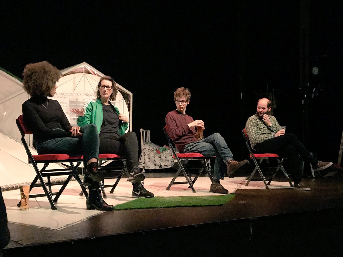 toldbyanidiot93's tweet photo. Really interesting post show chat with our wonderful cast and brilliant audience tonight at @BelgradeTheatre #AllYouNeedIsLSD https://t.co/WIw6iI8Hre