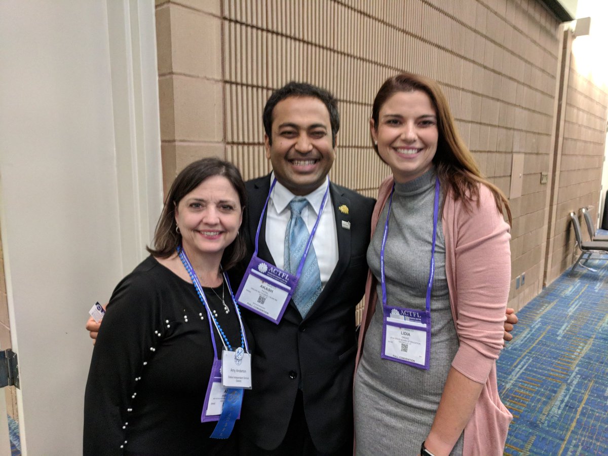 LidiaOrdz's tweet photo. I feel SO LUCKY!!! Thanks @AmyAnderton2 @speakerakash for being so inspiring, for your energy and motivation!!! #NADSFL18 #ACTFL18 #UTAHDLI https://t.co/1tVYDsyRmz