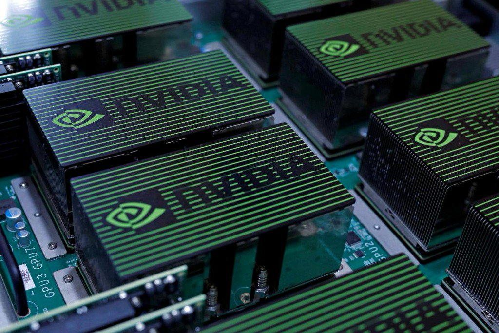 Reuters's tweet photo. Nvidia shares slide 17 percent as cryptocurrency demand vanishes https://t.co/bWWi00eKYh https://t.co/SBrYql6eGY