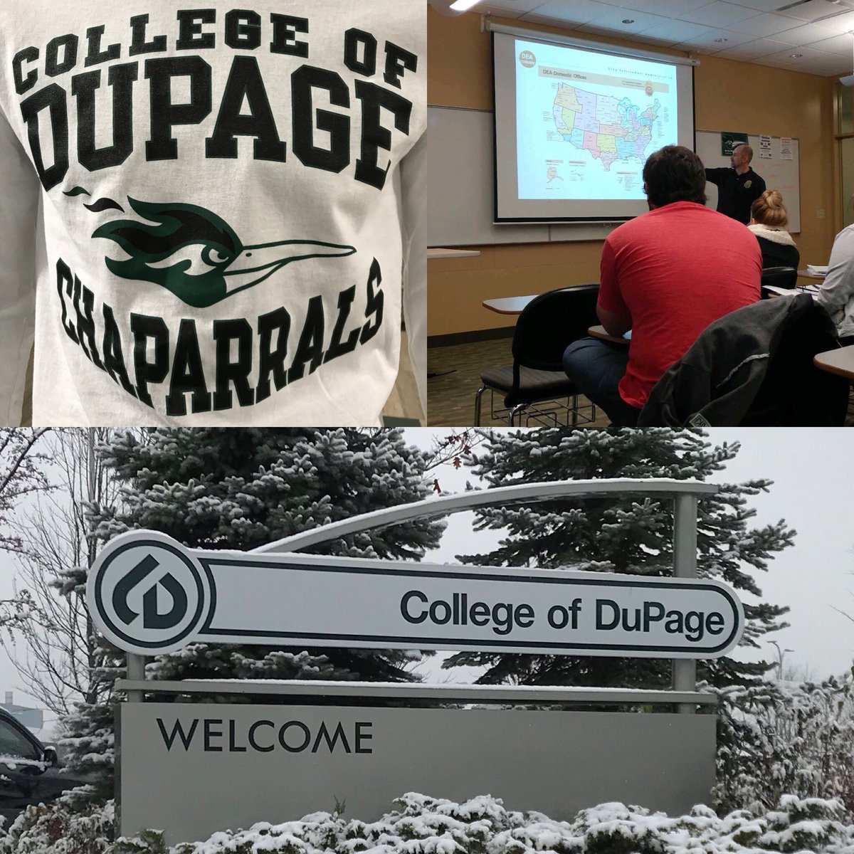 DEACHICAGODiv's tweet photo. Proud that #DEAChicago partnered the with the College of DuPage @CollegeDuPage for today’s event! #makethefuture #criminalLaw #communityofrespect #DuPage #GlenEllyn #IL https://t.co/n63d1T9JyG