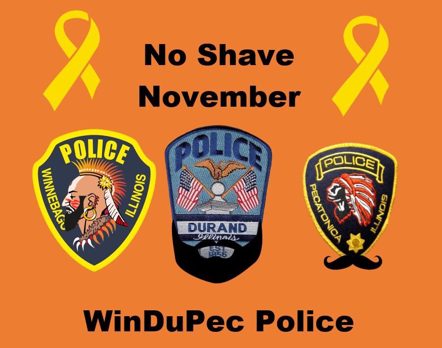 WinnebagoPD's tweet photo. Check out our Facebook Page, we are participating in #NoShaveNovember . https://t.co/cpgvvg99Ew https://t.co/UWvz9DWFed