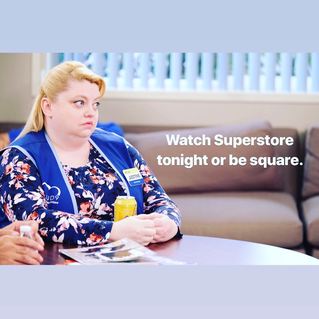 thatkellymarie's tweet image. #Justine #Superstore