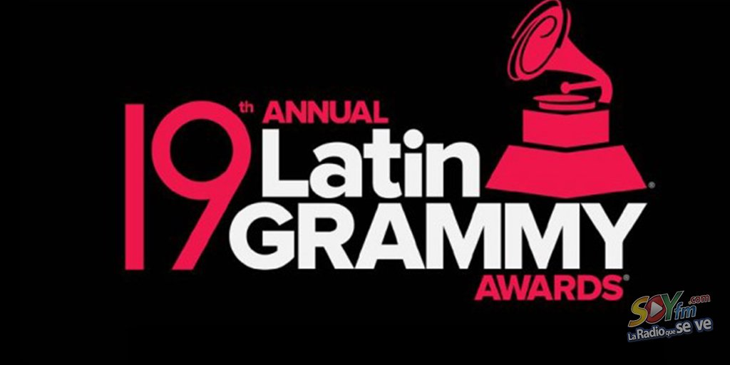 SoyFM's tweet photo. Los Grammy Latino (o Latin Grammy) realizarán su 19 edición hoy desde el MGM Grand Garden Arena en Las Vegas. Las principales figuras de la música en español (y portugués) serán parte del evento. https://t.co/MWYveQTDlF
