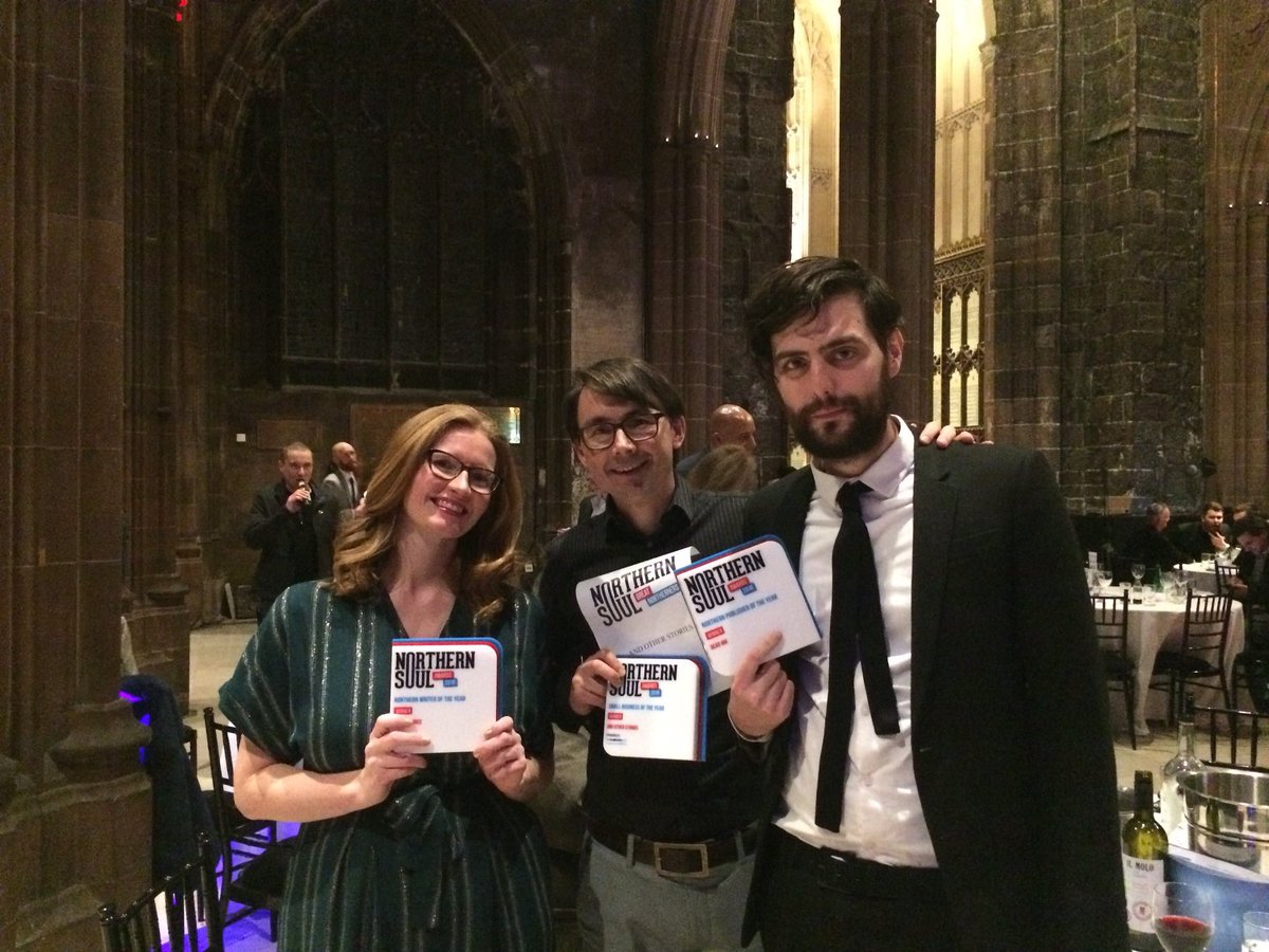 danjameswriter's tweet photo. Congratulations to @DeadInkBooks - officially the #northern #publisher of the year at tonight’s @Northern_Soul_ #NSawards18 @ManCathedral Well done to Nathan @DeadInkBooks and all the winners #northernsoul #teamdeadink https://t.co/1neuevGpWC