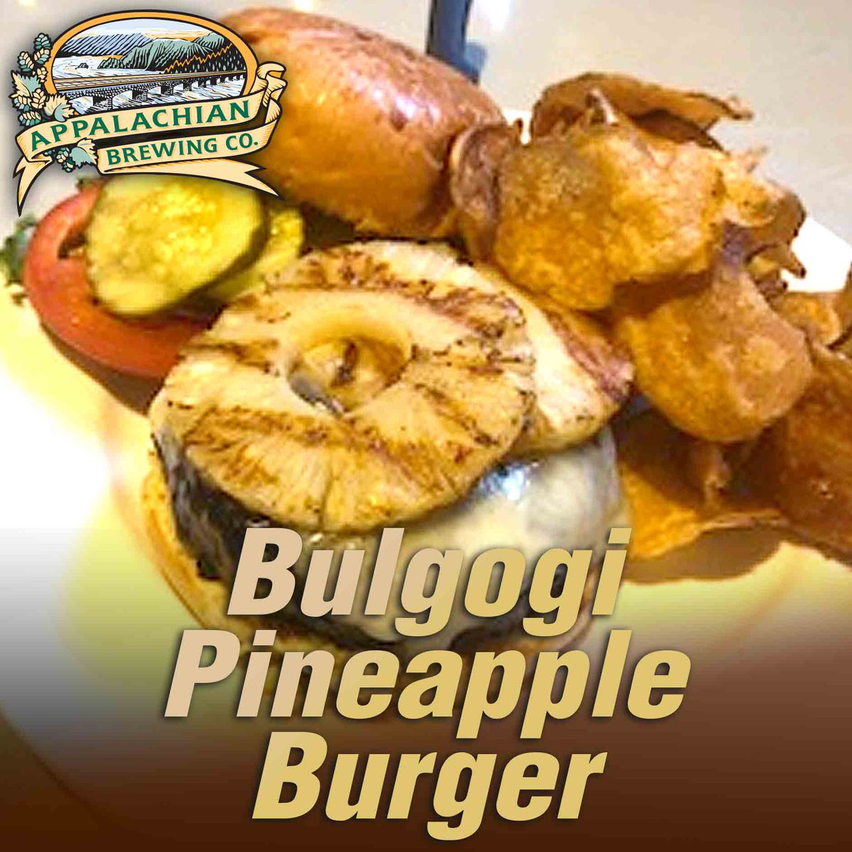 ABCGateway's tweet photo. Try our brand new Bulgogi Pineapple Burger! House-made Korean BBQ sauce, Monterey Jack cheese and a grilled pineapple ring! #ABCBurger https://t.co/MIsVOh4GJo