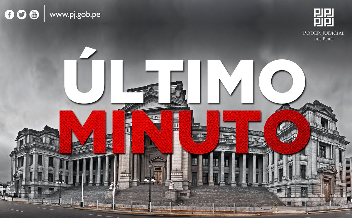 Poder_Judicial_'s tweet photo. Segundo Juzgado Nacional de Investigación Preparatoria del Sistema Anticorrupción programa audiencia de requerimiento de impedimento de salida del país contra Alan García, por los delitos de lavado de activos y colusión agravada. Sábado a las 15:00 Horas.  https://t.co/LxG6IDdcup https://t.co/Fx5FFvB1vR