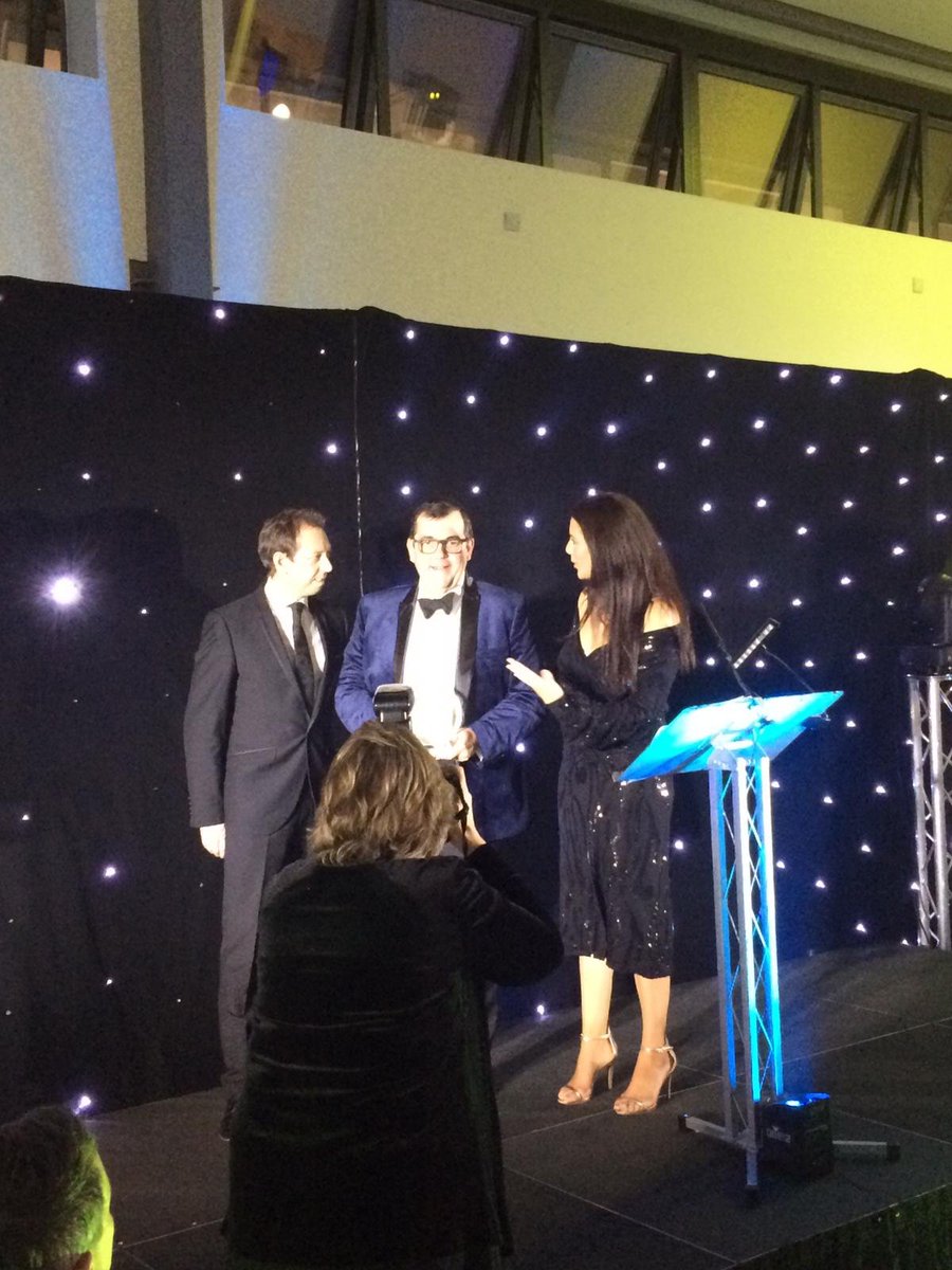 AutoWindscreens's tweet photo. Like a London bus...2 in quick succession! 🚌

Rupert Armitage has just won the ‘Business Person’ award at this year’s Derbyshire Times Business #Awards 🏆

What a great evening we have had...congratulations to all winners on the night! 🙌🏻 #DTBiz2018 https://t.co/FZajhJcqpZ