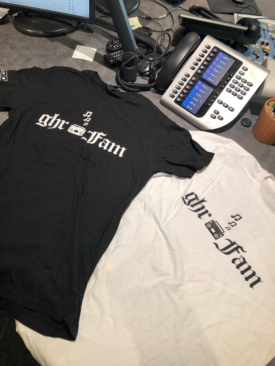 ghettohouse's tweet photo. 💥Free 99 time💥 We want you to wear these #GHRFam shirts to the clubs, festivals, gym, everywhere you go. Choosing a few winners. Email ghettohouseradio@gmail.com with name, shirt size, and address. Good luck! #shirt #dj #dancemusic #weouthere https://t.co/C1iOwO7Flr