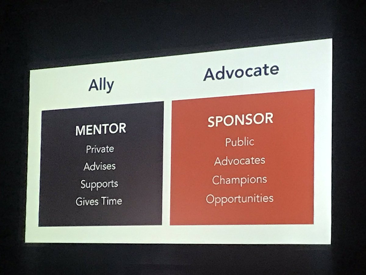 An important difference, thanks <a href="/TheWayWomenWork/">Rania H. Anderson</a>! #WinningatWork