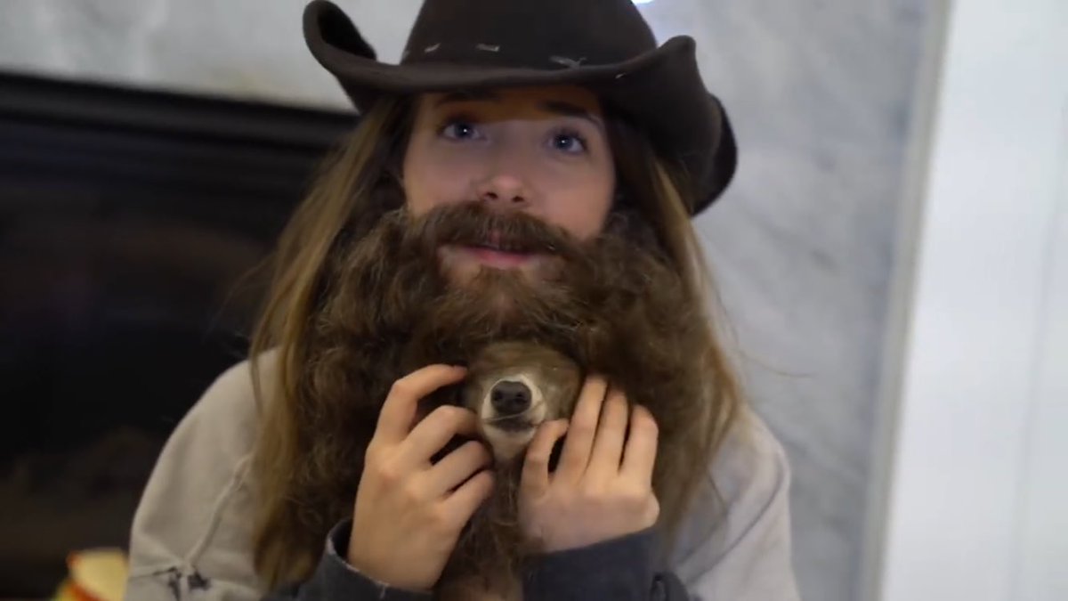 Tessie_pie's tweet photo. Been following @Jenna_Marbles for a few years now and THIS IS IT. THE BEST VIDEO YET 🙋🏼‍♀️💅🏼👏🏼💞 #JennaMarbles #kermit @juliensolomita #beardsforall https://t.co/gaxfTRfFTD
