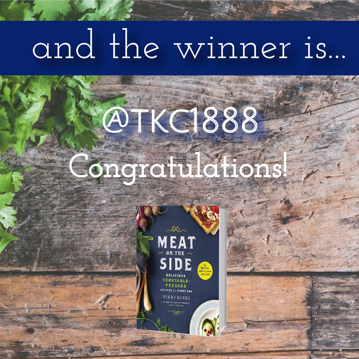 CONGRATULATIONS to my THROWBACK WEEK #giveaway #winner, @tkc1888! Thank you to everyone who entered! #meatontheside
#bestnikkirecipes #myfavoriterecipes #throwbackrecipes #throwback #favoriterecipes #throwbackallweek #bestrecipes #toprecipes #nikkidinkicooking #bookcontest