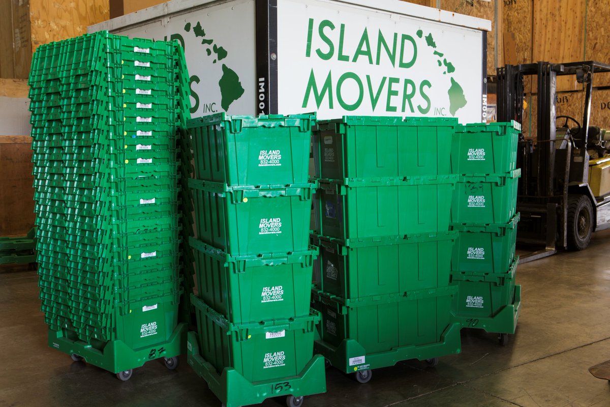 islandmovers's tweet photo. It's #AmericaRecyclesDay! ♻️ #IslandMovers is proud to offer the use of these reusable moving bins, which are more eco-friendly than traditional cardboard boxes. They are also stackable &amp; can be wheeled around. Simplify your office move by calling us today. https://t.co/brTvJfZLJ7