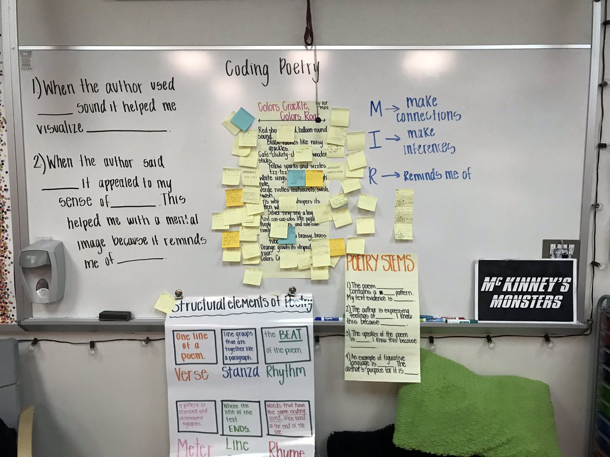 We are learning to code poetry over in 5th grade! <a href="/FisherElem/">Fisher Elementary</a> we have so much fun analyzing different poems.