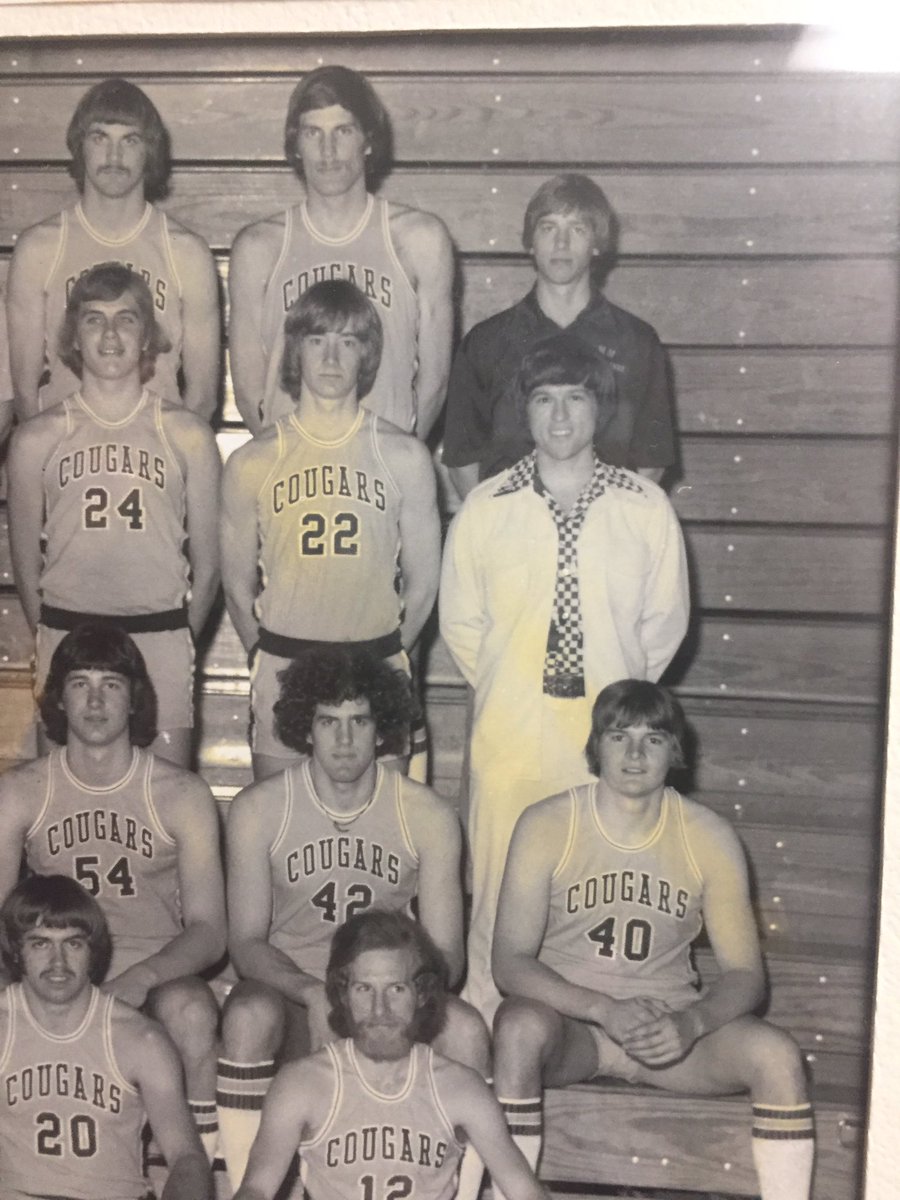 CobberHoops's tweet photo. Itβs become tradition to find former Head Coach & AD @Coach_Glas pictures on the wall at U of M Morris. #mtxe #lookingsharp #hasntagedaday https://t.co/stlnLsJiKT