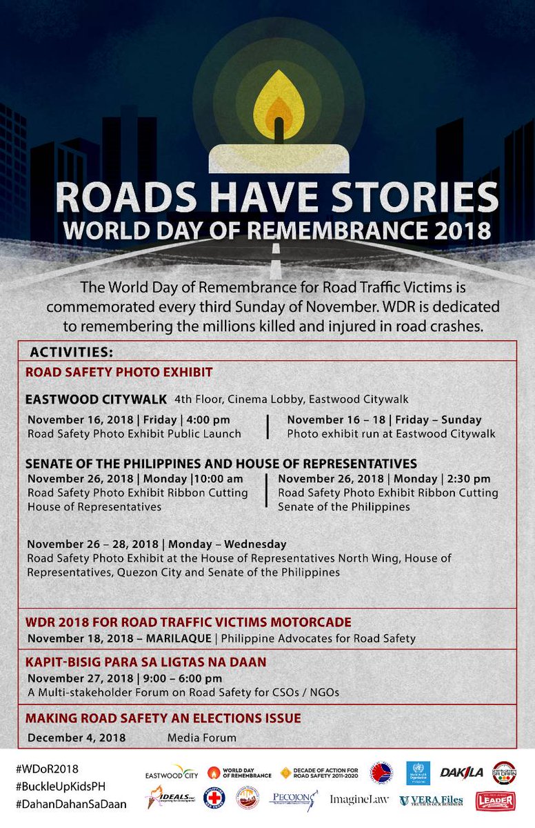 PECOJON's tweet photo. Did you know that road crashes is one of the top ten biggest killers of the world? Be safe on the road. Pecojon partners by training journalists to better report road safety issues. #WDoR2018 #RoadSafetyWeek https://t.co/FfYBw1xjrM