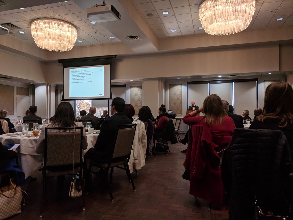 LegalNetInc's tweet photo. Great session yesterday at @dfwrims on Brexit, GDPR and more. Thank you to Bruce Wineman and David Cristofoli of @Aon_plc! #DFWRIMS #Insurance #Brexit https://t.co/kXHmK21T2G