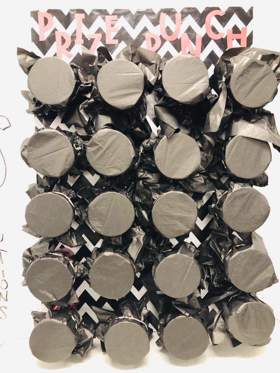 MrsNewellsMath's tweet image. If you need a new review game to engage students, then I highly recommend making a Prize Punch board. It’s cheap and easy to make. Played this during our Algebra 1 “camp” and Ss LOVED it! #MTBoS #alg1chat
