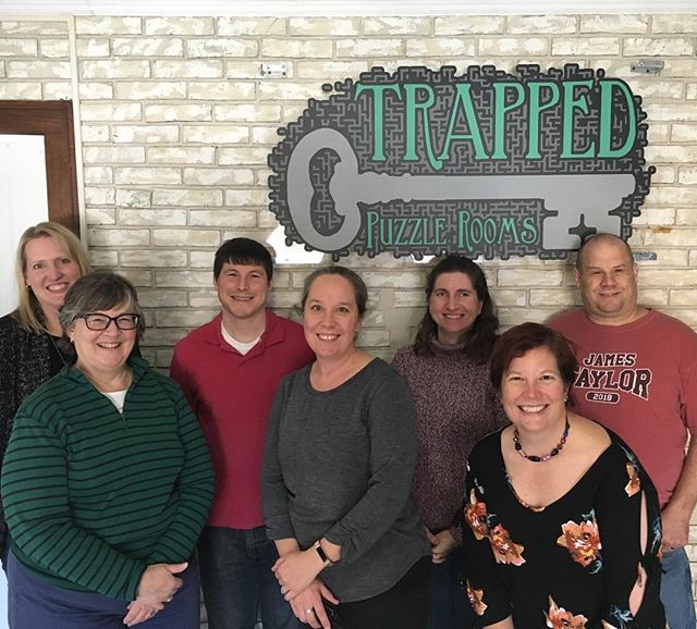 IdeativePM's tweet photo. Had a blast hanging out with work mates and doing TWO escape rooms today! The first only took us 24 minutes and the second 45 minutes.  #escaperoom #workbud #workingattr @thomsonreuters https://t.co/wqud9p6DDp https://t.co/QwL523jStS