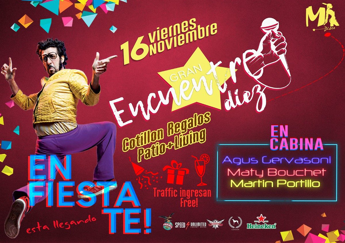 agusgervasoniOK's tweet photo. Mañana vamos a estar compartiendo cabina con estos #Djs: 💥💣🎉
@MatyBouchet . 🎧🎤
#MartinP. 🎧🎤
#FiestaGranEncuentroDiez
4ta edición - @MorochaDisco ! 😁 https://t.co/BRJG5IQgmo