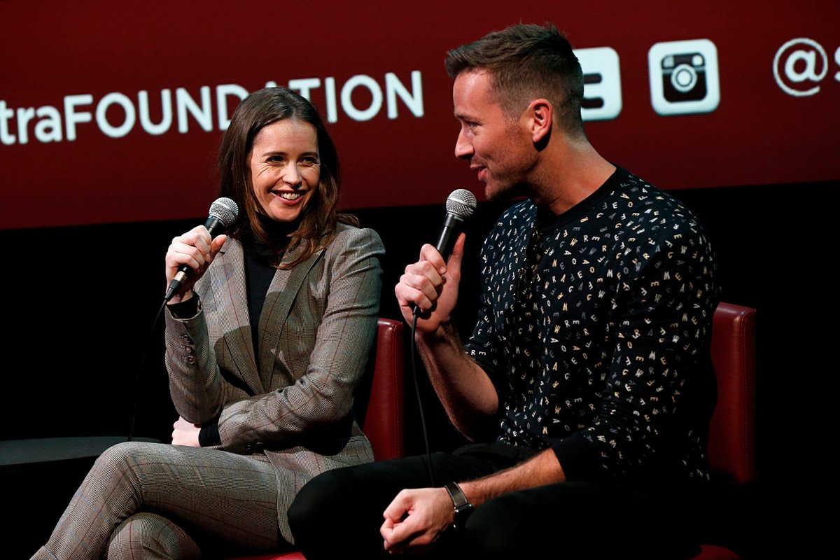 sagaftraFOUND's tweet photo. Check out our full #Conversations at the #RobinWilliamsCenter in NYC with @armiehammer and #FelicityJones as the very badass #RBG in their new movie @onthebasisofsex. 

https://t.co/H0k86mauVN

[photo by @GettyImages] https://t.co/G1aHG40HZ8